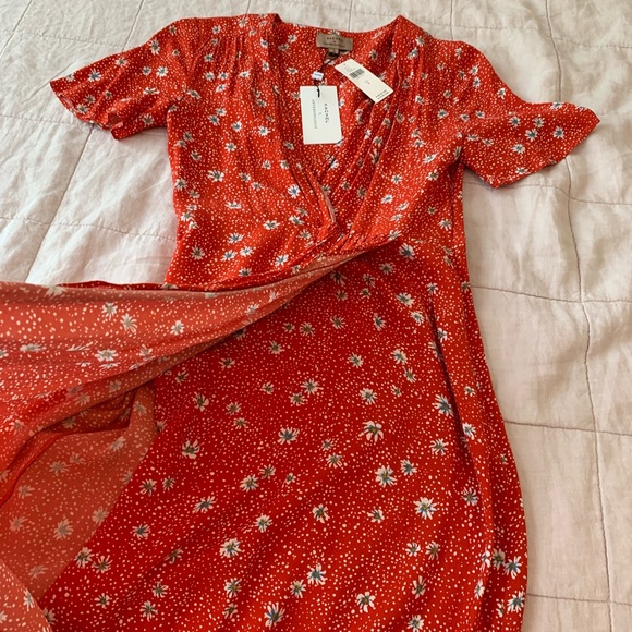 NWT KACHEL x Anthropologie Faux Wrap Dress - Picture 6 of 10